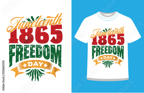 Historic Freedom Day T-Shirt Design – Bold Vector for Commemorative Wear