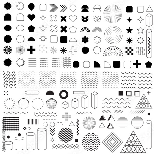Distorted, deformed grids, meshes, checker boards. Abstract warp, tweak distortion, deformation effect design elements set