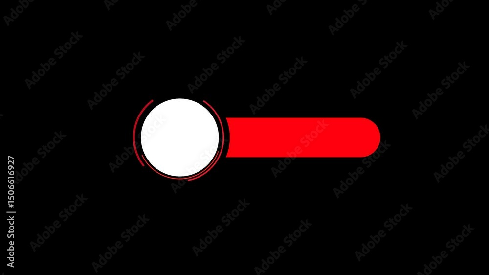 4K alpha news overlay with clean animation