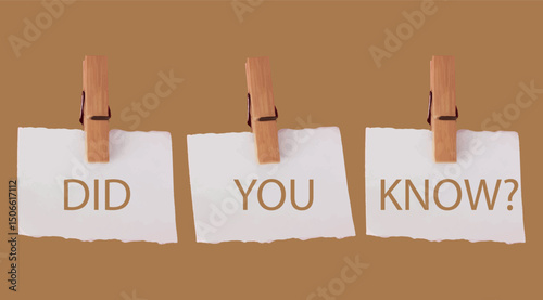 did you know text information sign