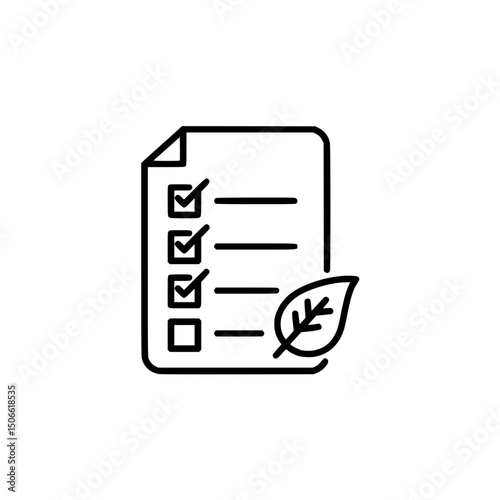 Sustainable Checklist Eco-Friendly Planning & Organization