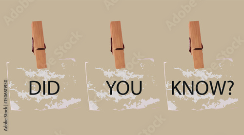did you know text information sign