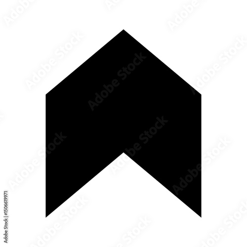 Up arrow vector icon. scroll illustration sign. Direction symbol or logo.