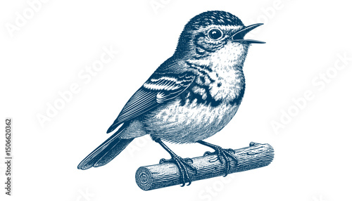 Acadian Flycatcher bird vector