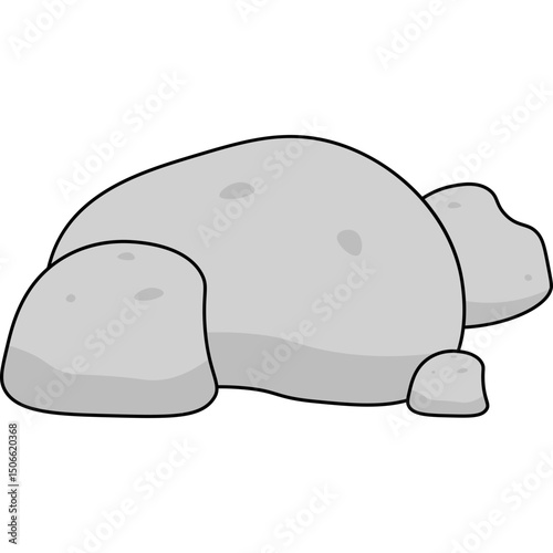 Stone Flat Illustration