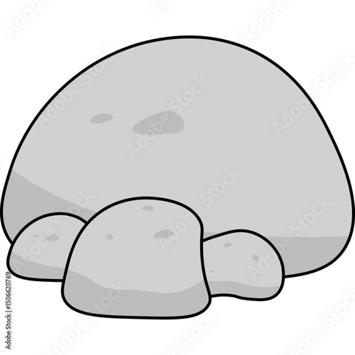 Stone Flat Illustration