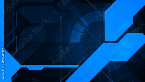 Circuit abstract technology background. Hi-tech digital concept