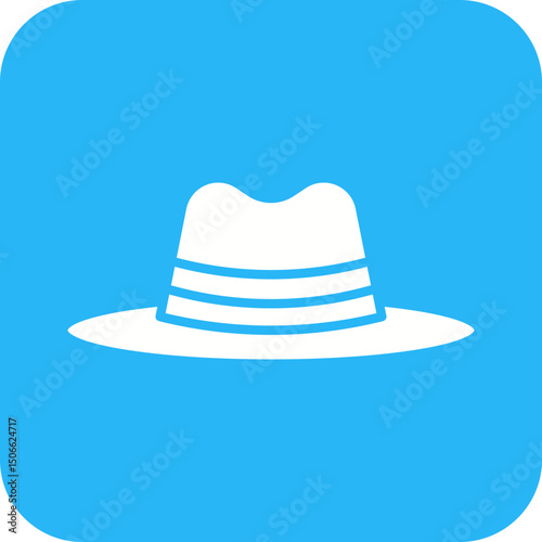 Hat II icon vector image. Suitable for mobile apps, web apps and print media.