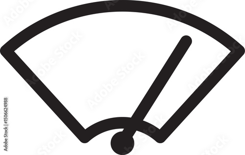windshield wiper icon for car wiper system