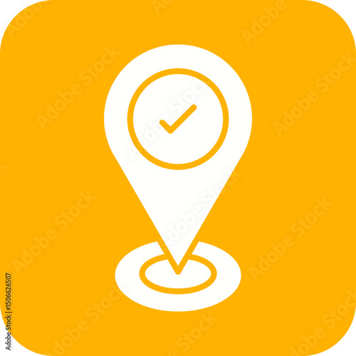 Marked icon vector image. Suitable for mobile apps, web apps and print media.