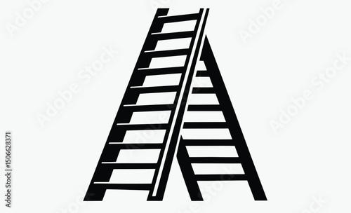 Ladder Silhouette Vector
