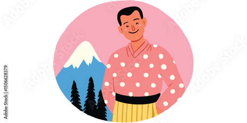 A charming illustration sho...