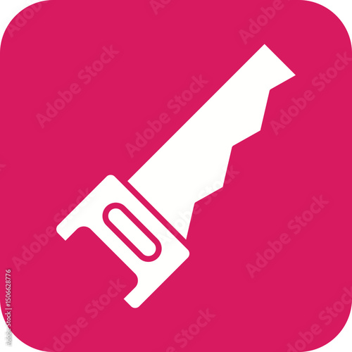 Saw II icon vector image. Suitable for mobile apps, web apps and print media.
