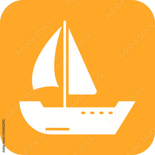 Ship II icon vector image. Suitable for mobile apps, web apps and print media.