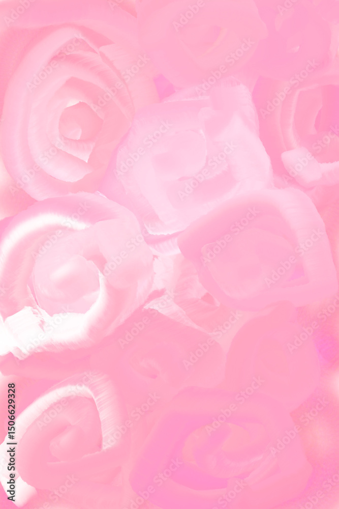 Obraz premium pink rose petals background