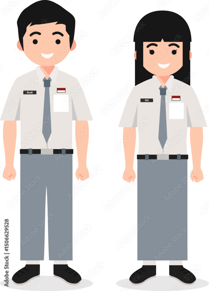 Indonesian High School Uniform Indonesian High School Uniform