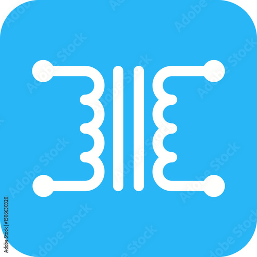 Transformer icon vector image. Suitable for mobile apps, web apps and print media.
