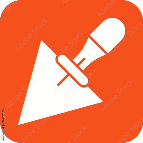 Trowel icon vector image. Suitable for mobile apps, web apps and print media.