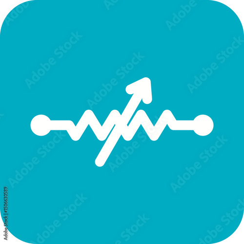 Variable Resistor icon vector image. Suitable for mobile apps, web apps and print media.