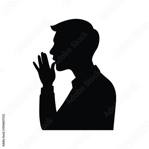 silhouette of a woman in prayer