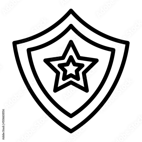 Support Reliability Vector Line Icon Design