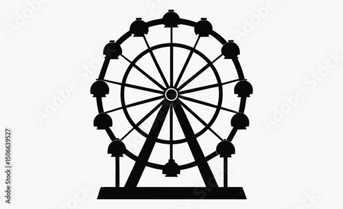 Ferris Wheel Silhouette