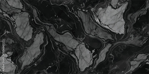 Black marble texture, detailed structure of marble in natural patterned for background and design.
