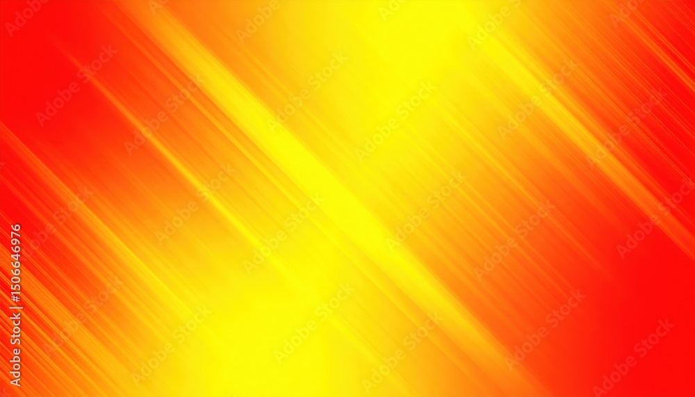 Obraz premium Dynamic abstract art with striking red and yellow gradients digital creation vivid color blends modern aesthetic