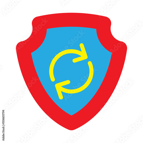 Policy Renewal Vector Flat Icon Design
