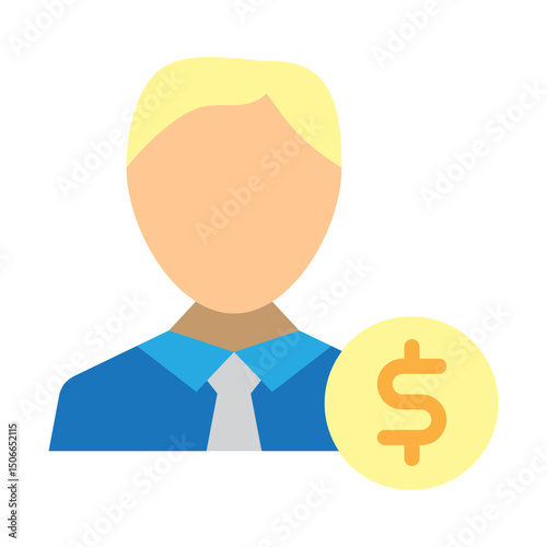 Beneficiary Vector Flat Icon Design
