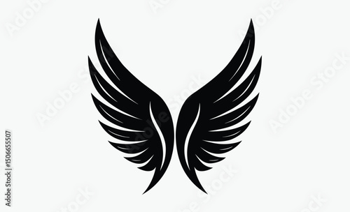 Angel Wing Silhouette 