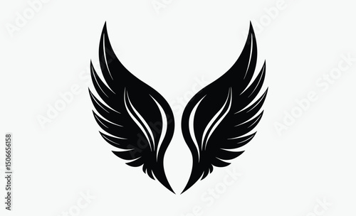 Angel Wing Silhouette 