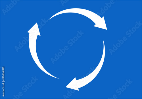 frecce cerchio, cornice, concetto, rotazione, girare, giro, riciclo, scambio logistica,