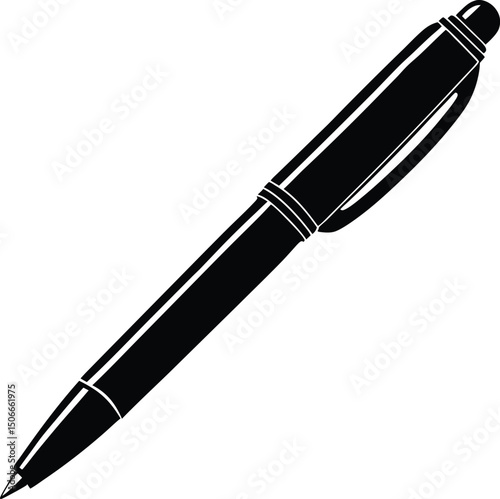 fountain pen vector illustration