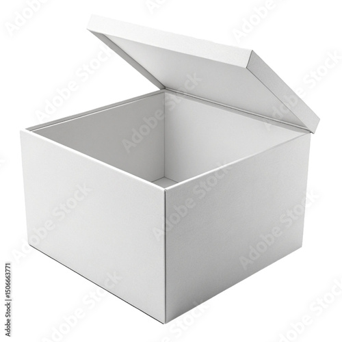 White Gift Box Opened