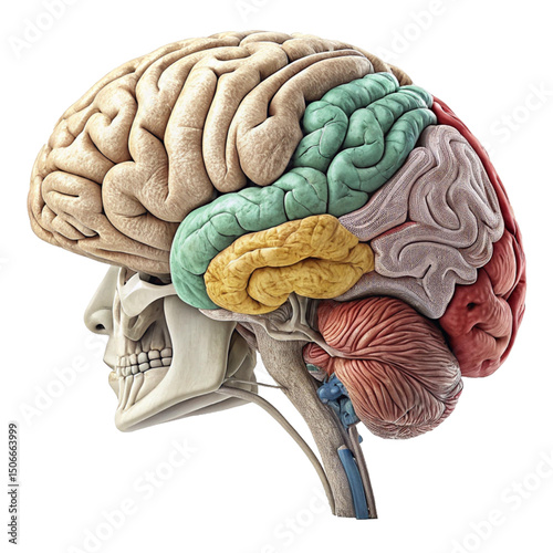 Detailed Human Brain Model