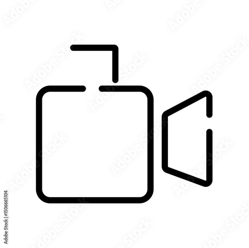 video camera vector icon