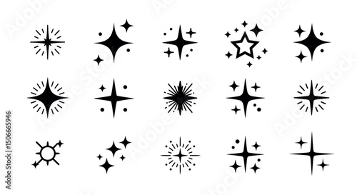 Star and Sparkle Icon Collection