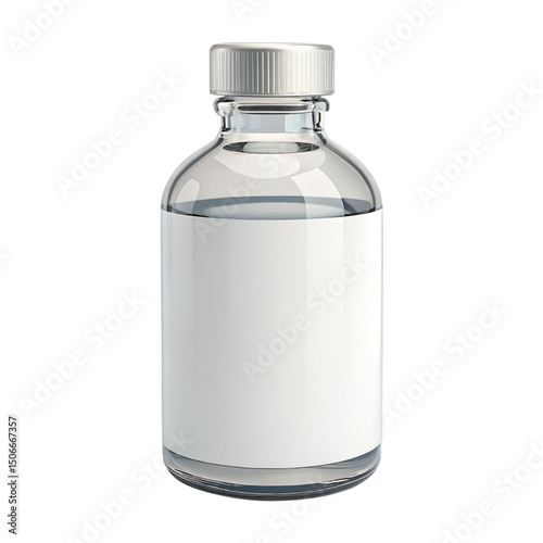 Clear Vaccine Vial