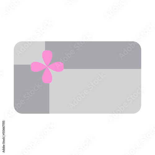 Gift Card Vector Flat Icon Design