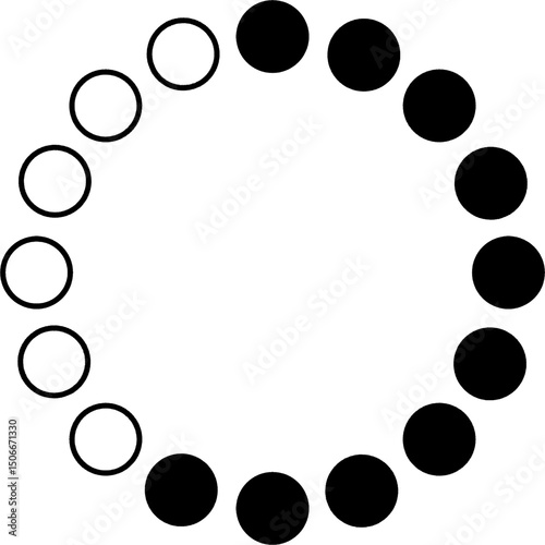 Loading icon set. loader or Preloader. Preloader animation symbol for UI and web design 