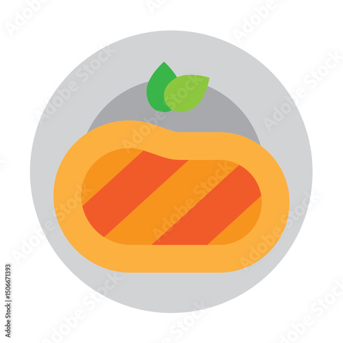 Steak Icon Vector Flat Icon Design