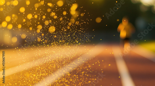 Golden Moments on the Running Track