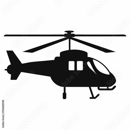helicopter vector illustration