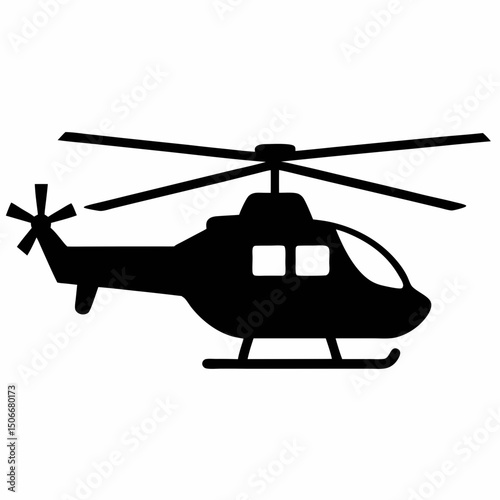 helicopter vector illustration