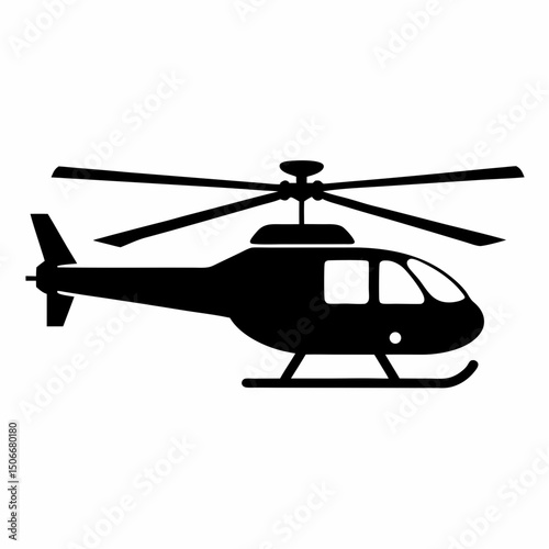 helicopter vector illustration