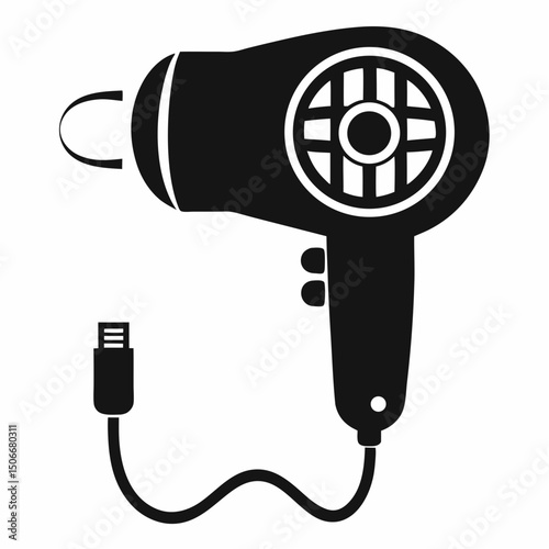 hair dryer vector