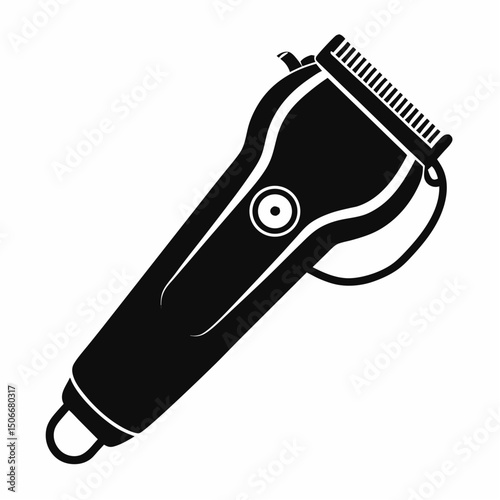electric shaver isolated on white