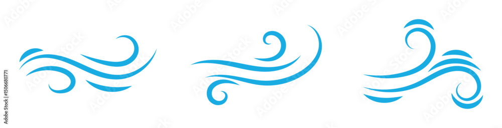 A set of wave shapes, wave formats, shapes, wave forms of water or wind flows. Symbol shapes of wind and water waves in motion.
Important information A set of wave shapes, wave formats, shapes, wave forms of water or wind flows. Symbol shapes of wind and water waves in motion.
Important information