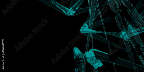 Abstract technology connection network of particles and lines. network patterned background. Connection background with dots and lines. molecules light off white lines digital technology concept.